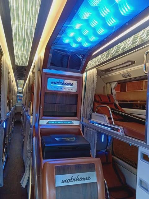 Interior of a 34-Bed Bus