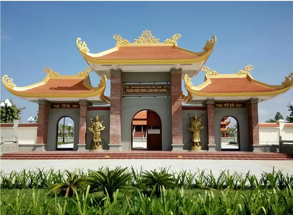Thiền Viện Trúc Lâm Hậu Giang - quần thể công trình tôn giáo quy mô và ấn tượng