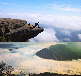 Pha Luong Peak is known as the "gateway to the sky" of Moc Chau.