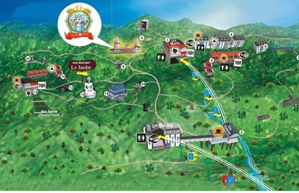 Bản đồ khu du lịch Bà Nà Hills