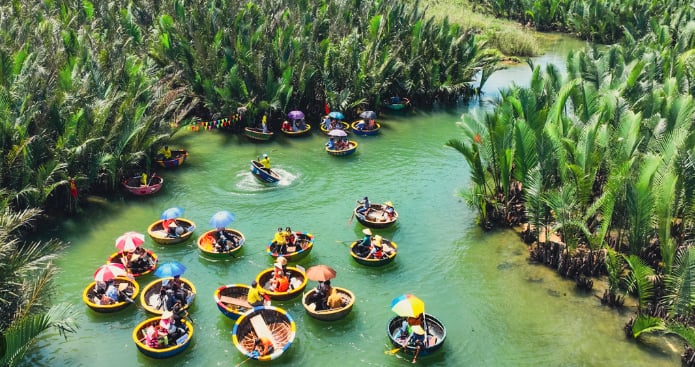 Trải nghiệm thú vị khi đến Hội An- Khu du lịch rừng dừa Bảy Mẫu