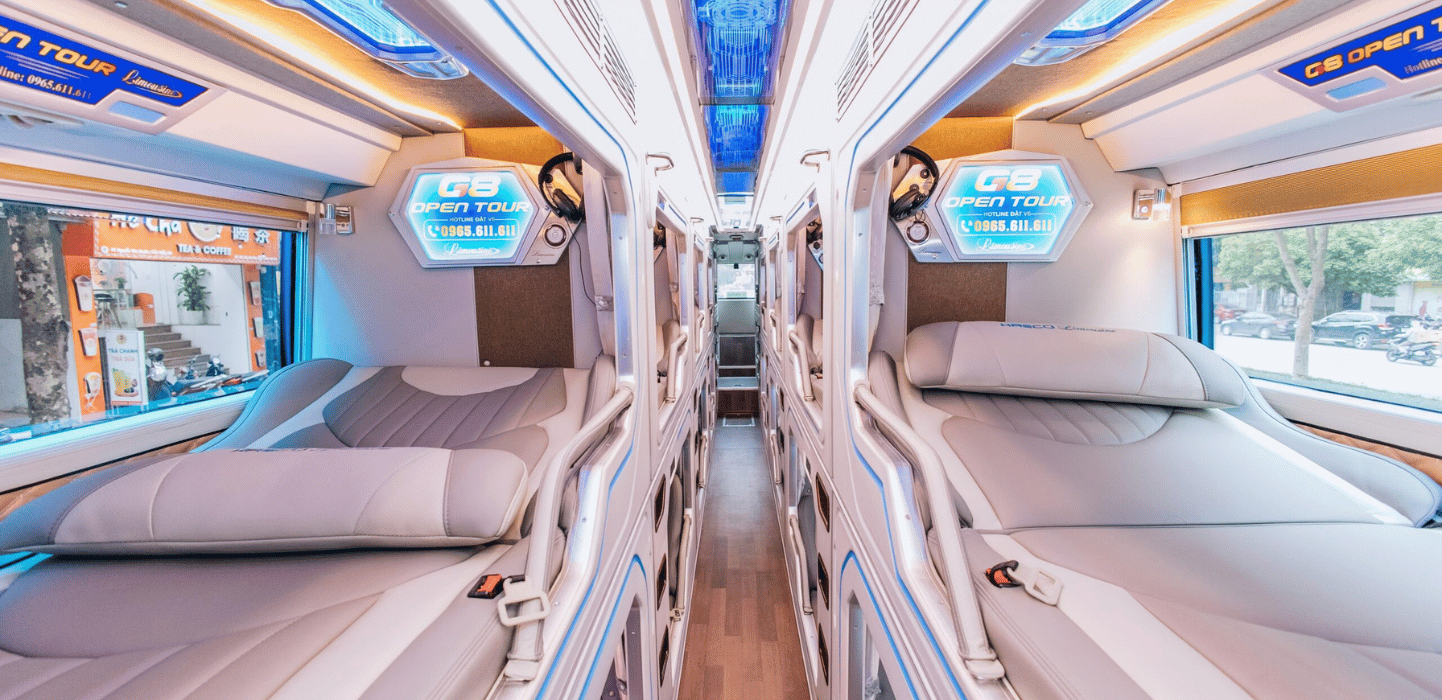 Bus Interior of G8 Open Tour